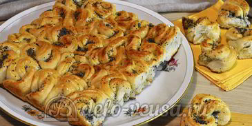 дрожжевые булочки с маком