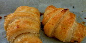 круассаны с миндальным кремом