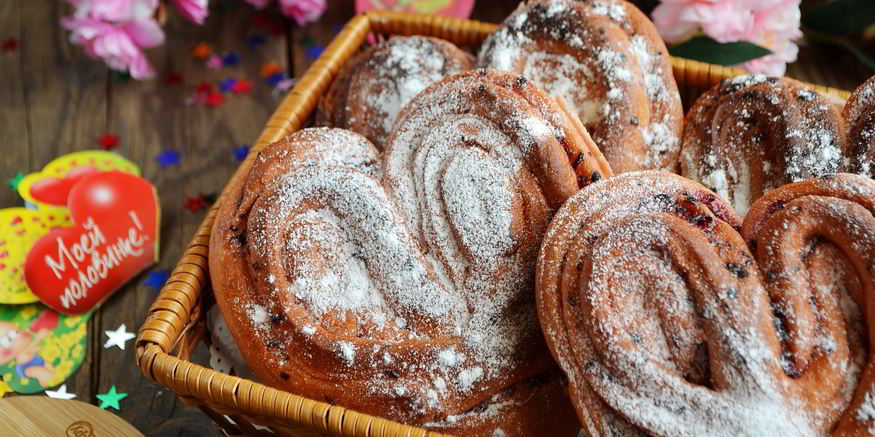 Рецепт плюшек для любимых