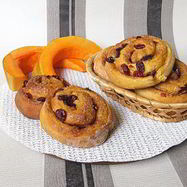 Рецепт Пряных тыквенных плюшек с клюквой