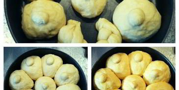 творожные булочки с шафраном