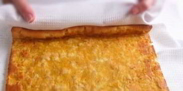 быстрый яблочный рулет