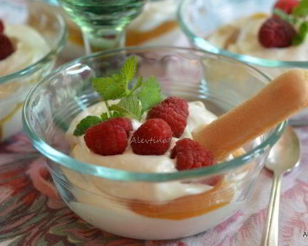 Быстрый мини чизкейк с лимонным ягодным вкусом