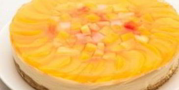 чизкейк без выпечки с фруктами