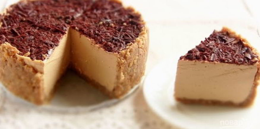 Рецепт чизкейка карамельного по-домашнему со сгущенкой