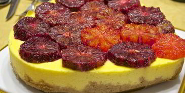 чизкейк на рикотте с апельсинами