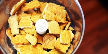 чизкейк нью-йорк с медовыми персиками