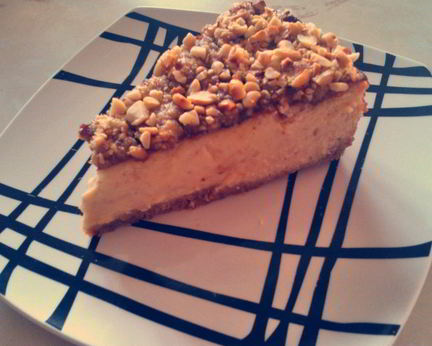 Чизкейк с арахисовой пастой