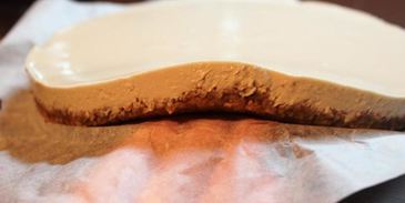 чизкейк с голубым сыром и пьяной грушей