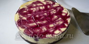 чизкейк с малиной