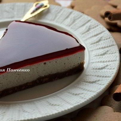 Чизкейк с пряностями и глинтвейном