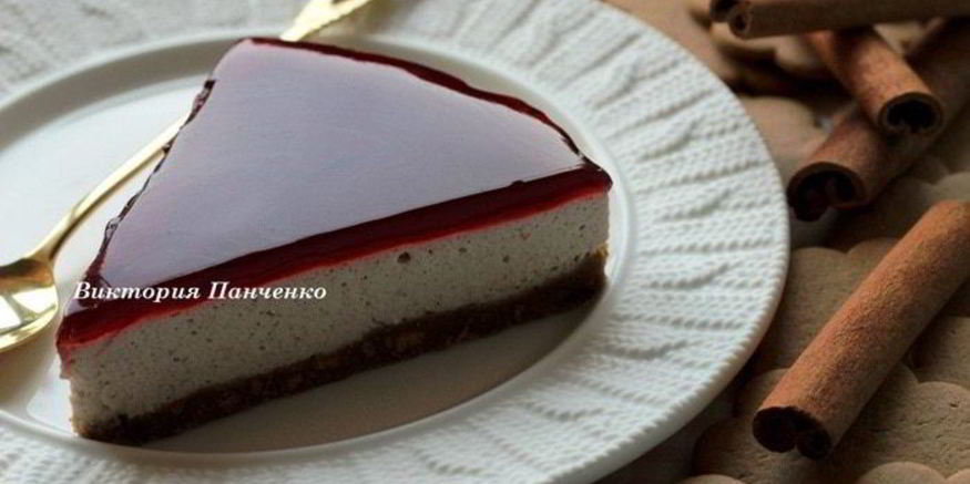 Рецепт чизкейка с пряностями и глинтвейном