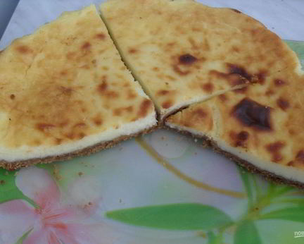 Чизкейк с творогом и сгущенкой