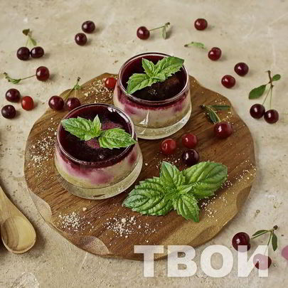 Чизкейк с вишней