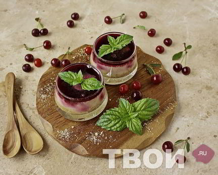 Чизкейк с вишней