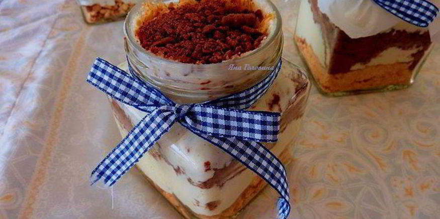 Рецепт чизкейка в баночке