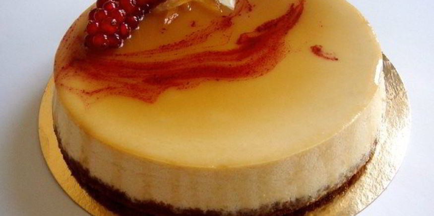 Рецепт чизкейка экзотик с рикоттой и маракуйей