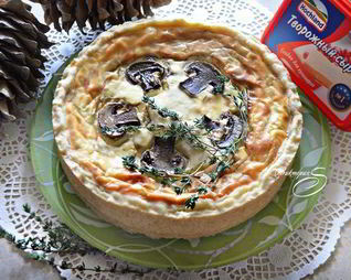 Грибной закусочный чизкейк