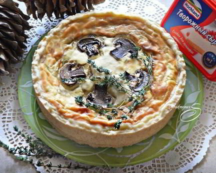 Грибной закусочный чизкейк