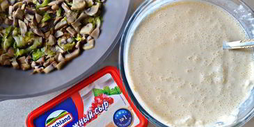 грибной закусочный чизкейк