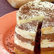 Рецепт Холодных полосатых чизкейков