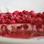 Рецепт Малинового чизкейка с творогом