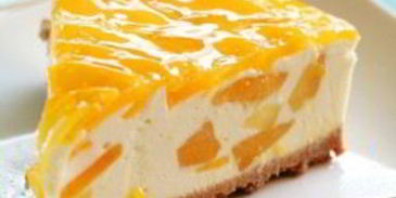 персиковый чизкейк без выпечки