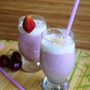 Рецепт Питьевого клубничного чизкейка