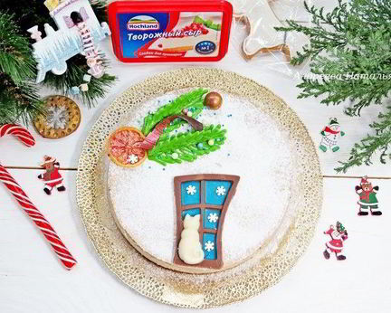 Пряный рождественский чизкейк