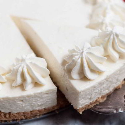 Ванильный чизкейк без выпечки