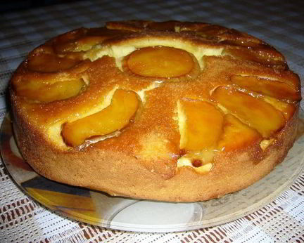 Ароматный апельсиново-лимонный кекс с яблоками