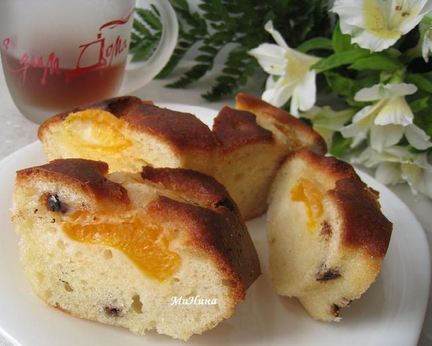 Чай имбирно-апельсиновый и кекс Улет