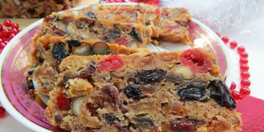 Рецепт фруктового рождественского кекса