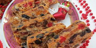 фруктовый рождественский кекс