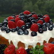 Рецепт Йогуртового кекса с голубикой