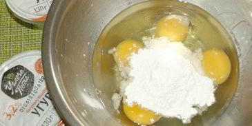 йогуртовый кекс с голубикой