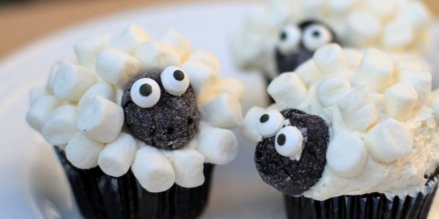 Рецепт капкейков овечки