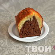 Рецепт Кекса с шоколадно-ореховой пастой