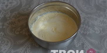 кекс с шоколадно-ореховой пастой