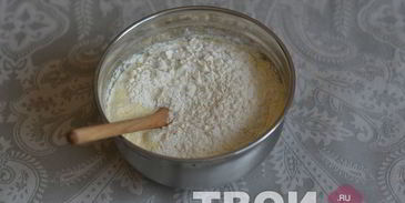 кекс с шоколадно-ореховой пастой