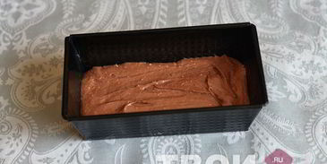 кекс с шоколадно-ореховой пастой