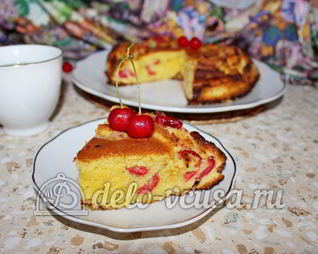 Кекс с вишней