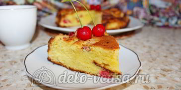 кекс с вишней