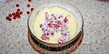 кекс с вишней