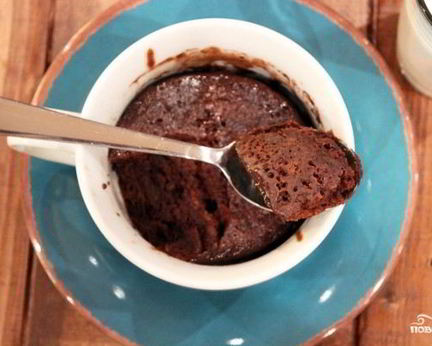 Кекс в кружке за 5 минут