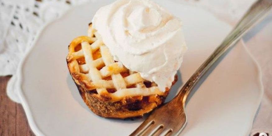 Рецепт кексов с персиковой начинкой и имбирным кремом