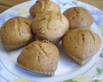 Кексы в формочках силиконовых