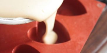 кексы-валентинки с лимонным курдом