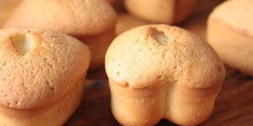 кексы-валентинки с лимонным курдом