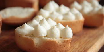 кексы-валентинки с лимонным курдом